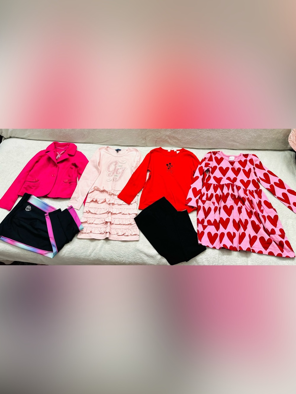 Lot Of Girls Cute Clothes Size 5T H&M, Guess  Excellent Condition